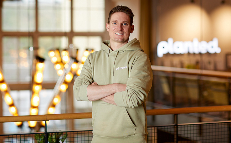 Planted Co-founder Chris Jenny at the Planted Headquarter in Switzerland.